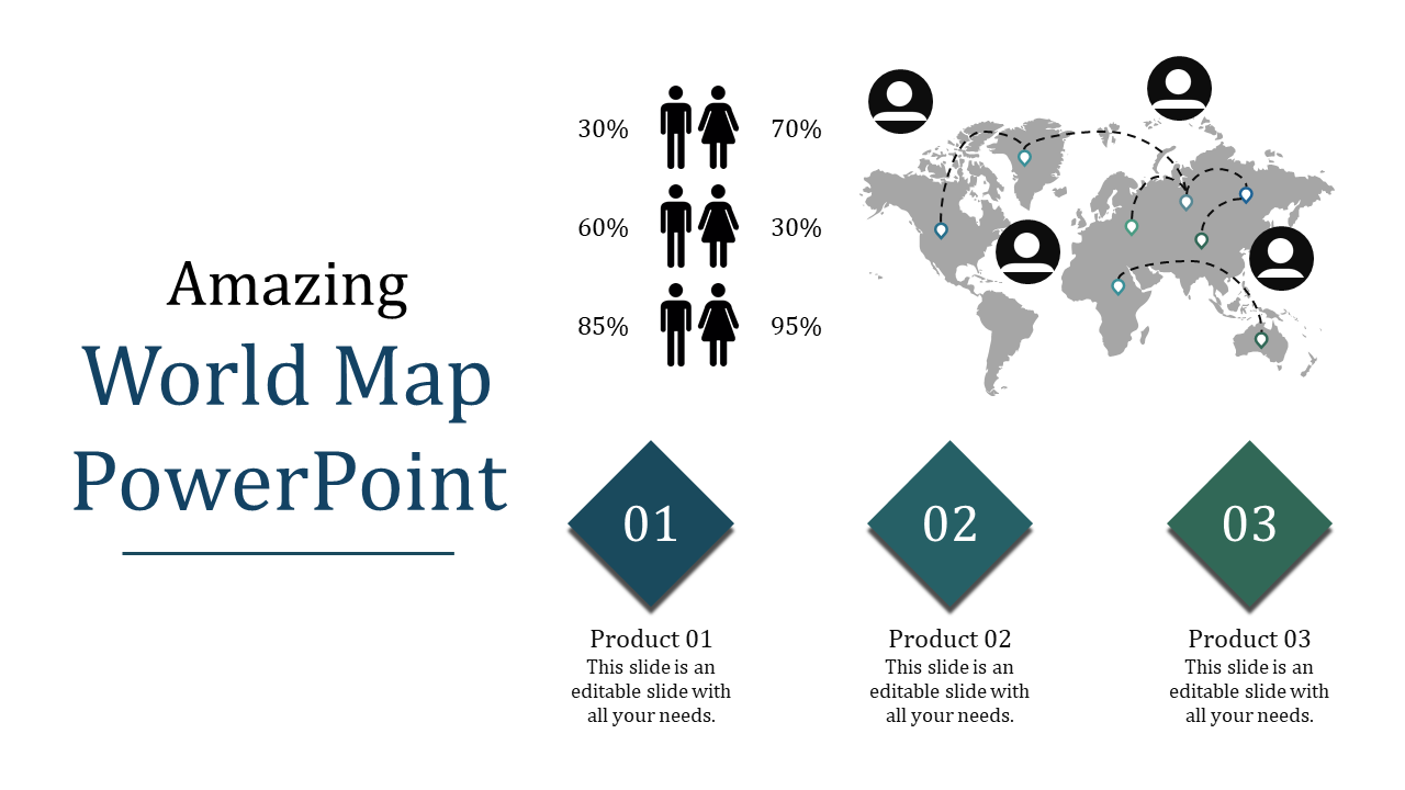 World Map PowerPoint Templates and Google Slides Themes